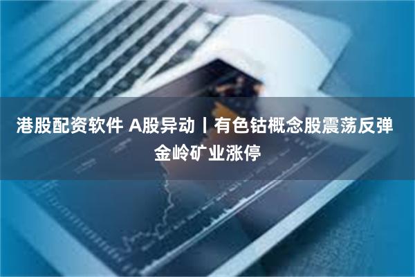 港股配资软件 A股异动丨有色钴概念股震荡反弹 金岭矿业涨停