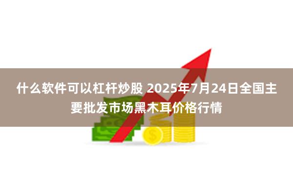 什么软件可以杠杆炒股 2025年7月24日全国主要批发市场黑木耳价格行情