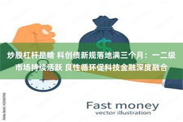 炒股杠杆是啥 科创债新规落地满三个月：一二级市场持续活跃 良性循环促科技金融深度融合