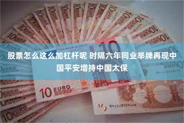 股票怎么这么加杠杆呢 时隔六年同业举牌再现中国平安增持中国太保